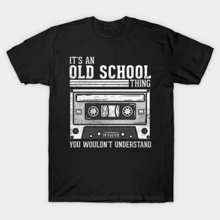 It's An Old School Thing - 90s Vintage Casette T-Shirt